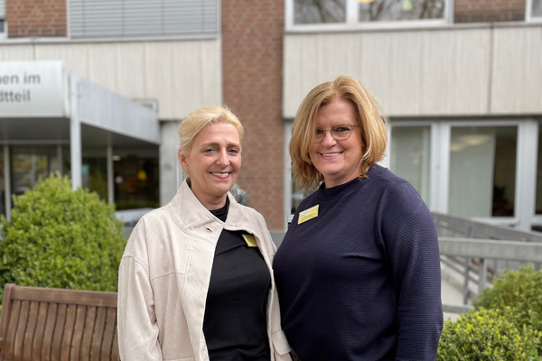 Maria Richartz, Einrichtungsleitung und Beata Strerath, Pflegedienstleitung