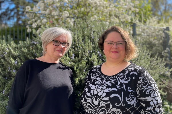 Frau Tabert, Einrichtungsleitung und Frau Purc, Pflegedienstleitung
