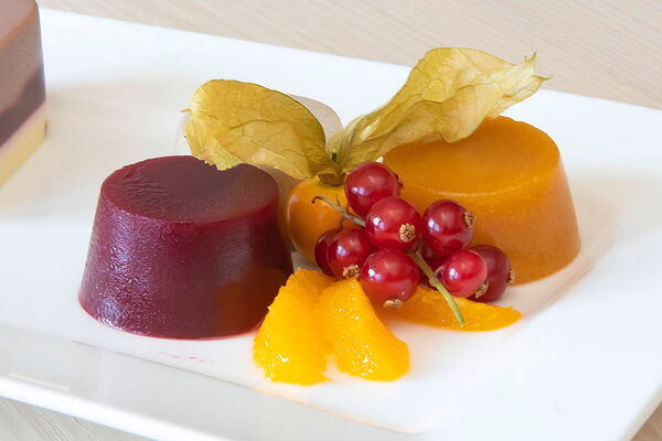 Fruchtdessert passierte Kost